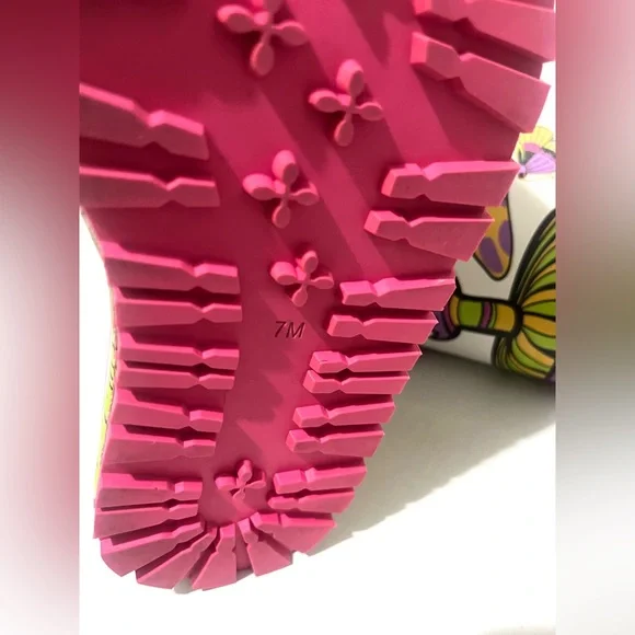 Dollskill Psychedelic Fairytale Women's Double Stack Platform Boots - Picture 4 of 8